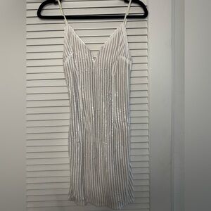 Tiger Mist - White Sequin Dress